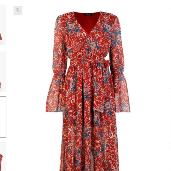 BooHoo Black Floral Maxi Dress - Picture 3 of 5